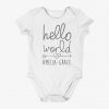 Hello World Baby Onesie