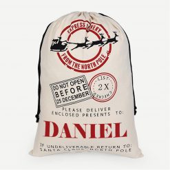 Custom Name Santa Sack
