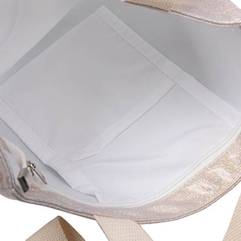 Personalised Glitter Tote Bag Inside