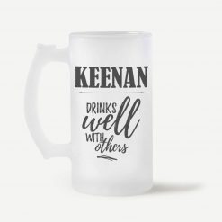 Personalised Drinks Well With Others Beer Mug