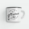 Personalised Kids Lantern Enamel Mug
