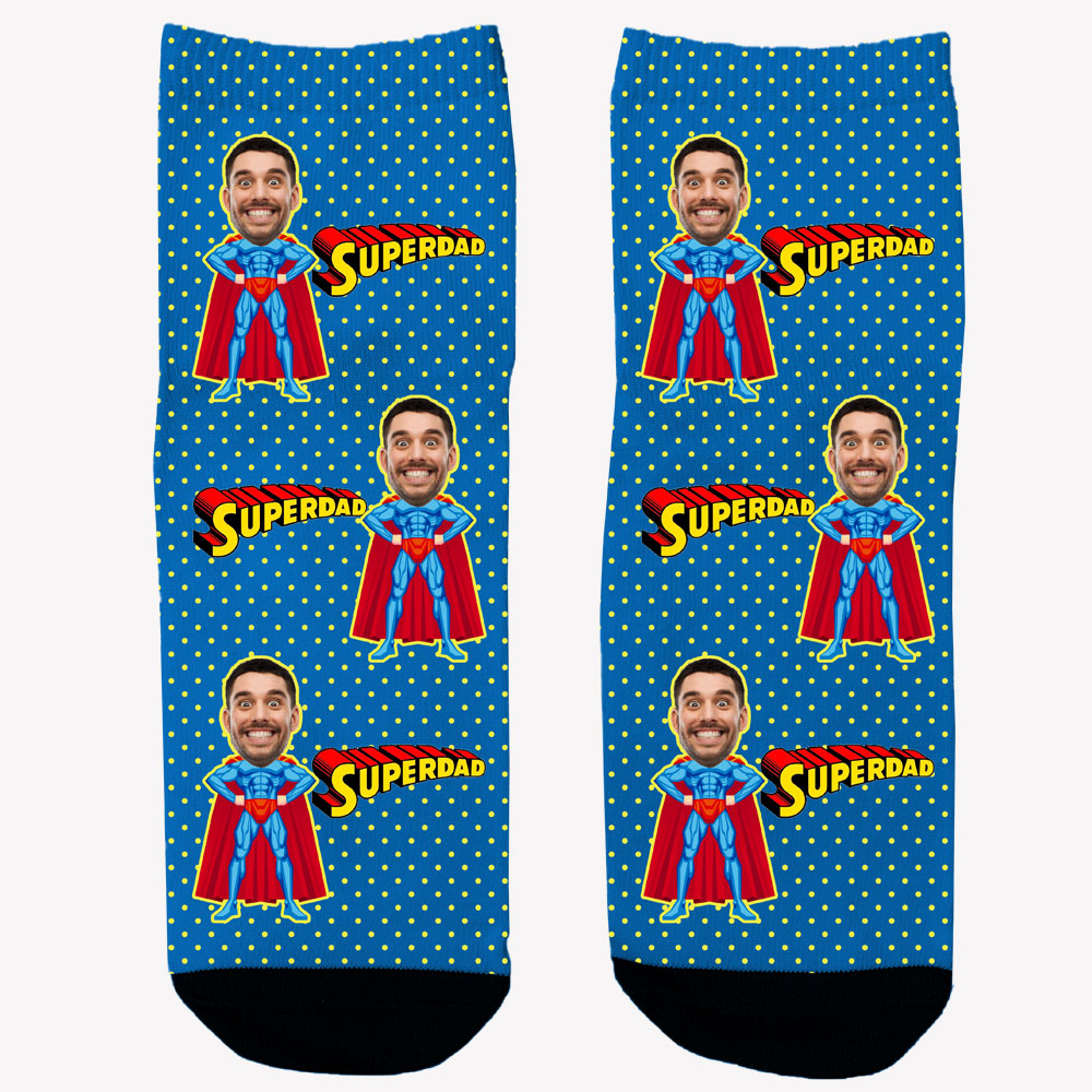 Superdad Face Socks
