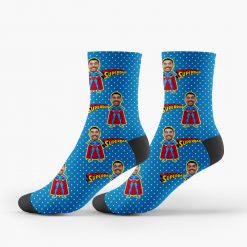 Superdad Face Socks
