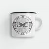 Born To Fish Enamel Mug
