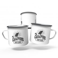 Camping Shot Glass Enamel Mug