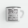 Fishing Saved Me Enamel Mug