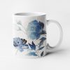 Personalised Blue Bouquet Mug
