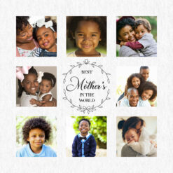 Personalised Best Person 8 Photo Cushion Cover