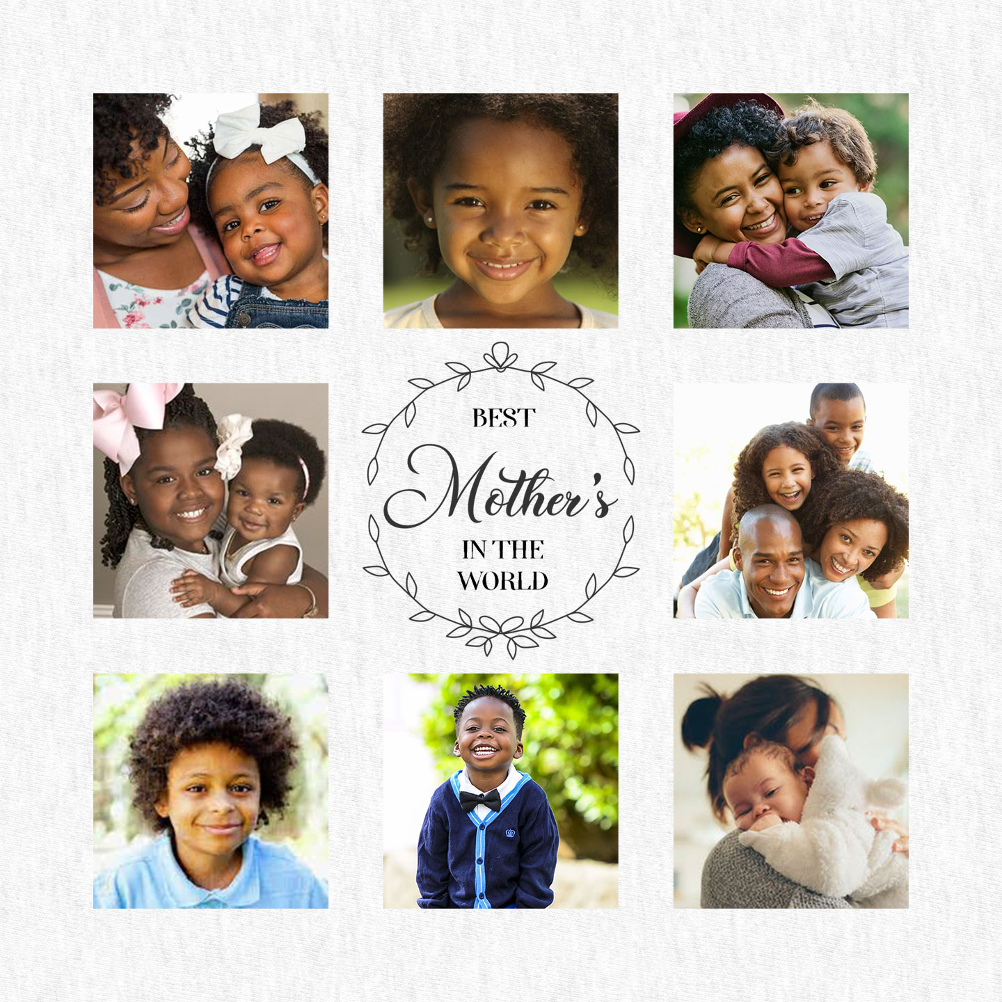 Personalised Best Person 8 Photo Cushion Cover