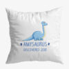 Personalised Dinosaur Cushion Cover