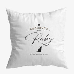 Personalised Reserved Pet Cushion Cover