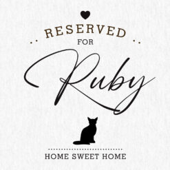 Personalised Reserved Pet Cushion Cover
