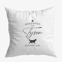 Personalised Reserved Pet Cushion Cover