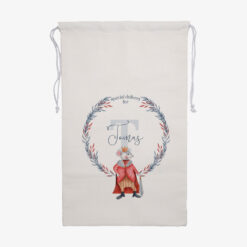 Nutcracker Linen Santa Sack