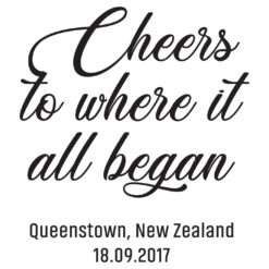 Laser Engraved Where It Began Stemless Wine Glass