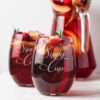 Laser Engraved Sippy Cup Stemless Wine Glass