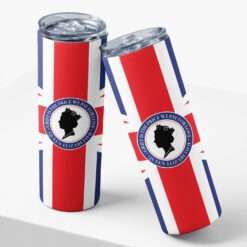 Queen Elizabeth Grief Skinny Tumbler
