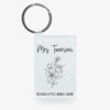Wildflower Teacher Acrylic Keyring
