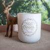 Personalised Christmas Wreath Candle