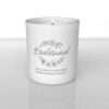 Personalised Floral Wedding Party Candle