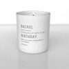Personalised Modern Birthday Candle
