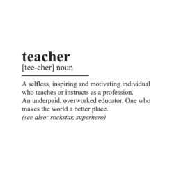 Personalised Teacher Definition Candle