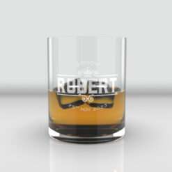 Personlised Wedding Party Whiskey Glass