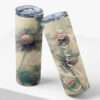 Personalised Vintage Watercolour Scripted Skinny Tumbler
