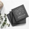 Personalised Laser Engraved JD Styled Slate Coasters