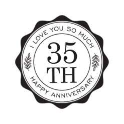 Personalised Laser Engraved Anniversary Slate Coasters